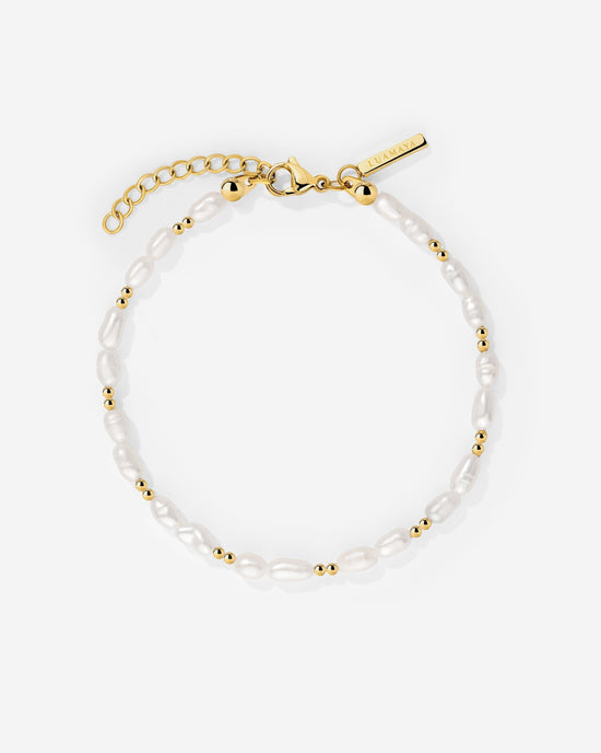 Summertime Pearl Bracelet Gold