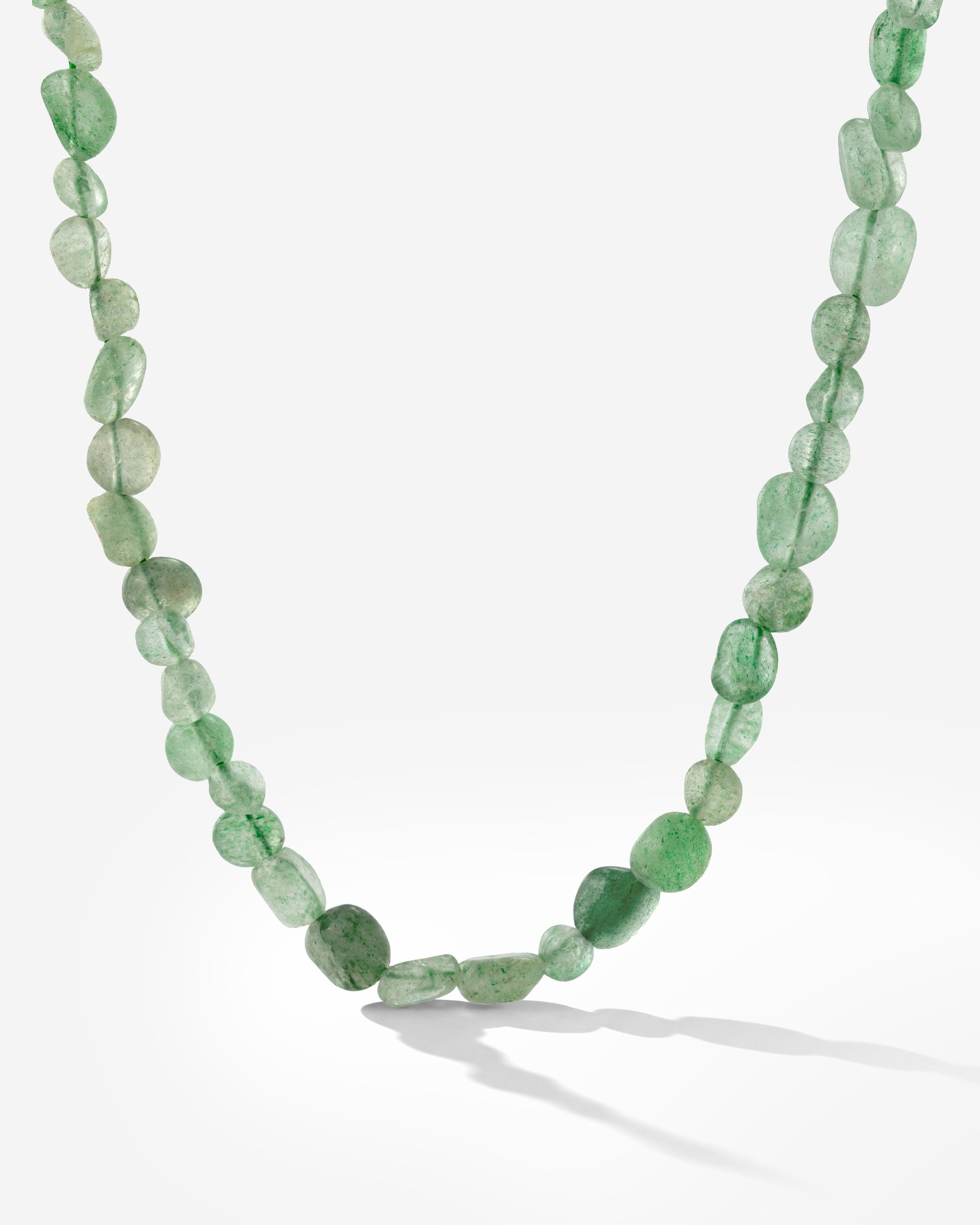 Sea Glass Necklace Silber
