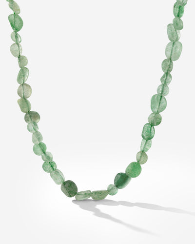 Sea Glass Necklace Silber