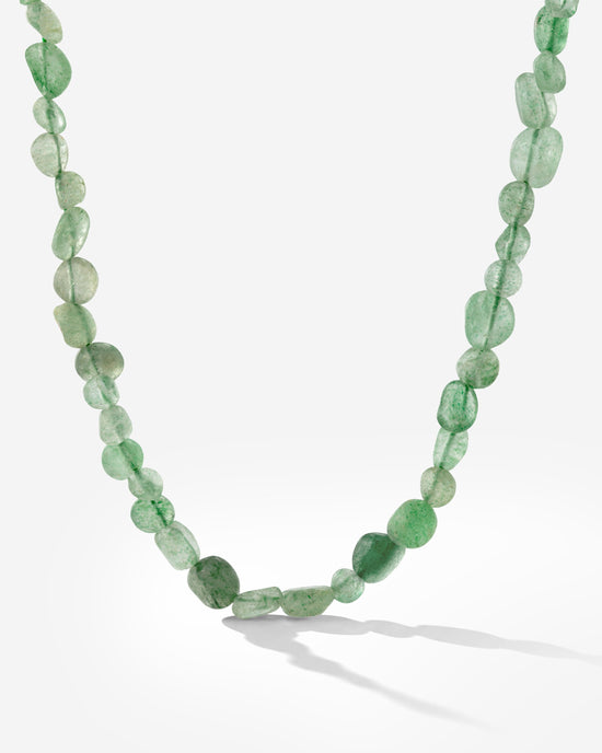 Sea Glass Necklace Silber