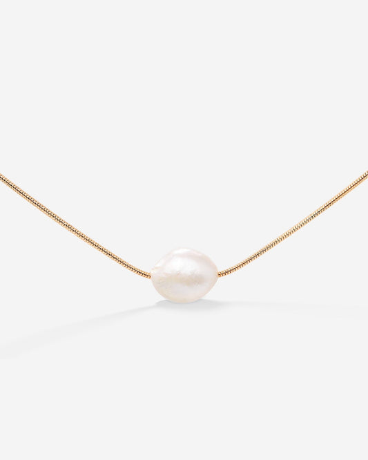 Minimalist Pearl Choker Roségold