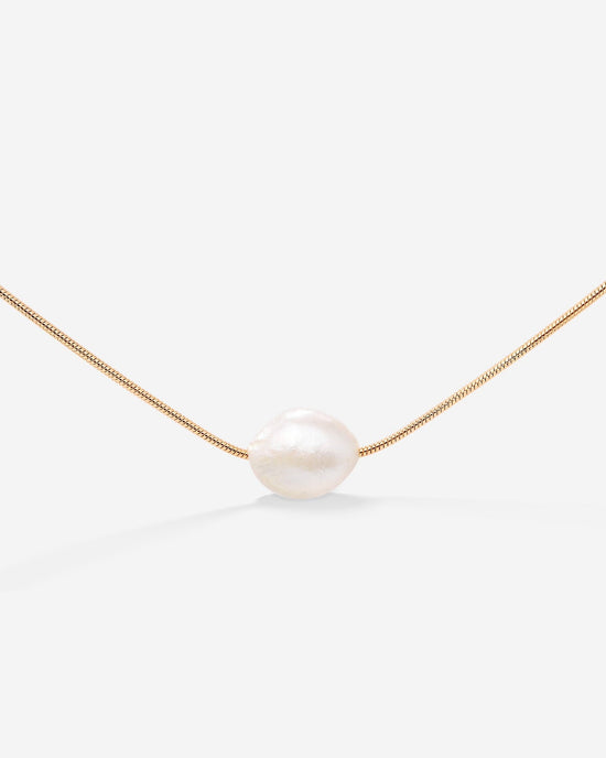 Minimalist Pearl Choker Roségold