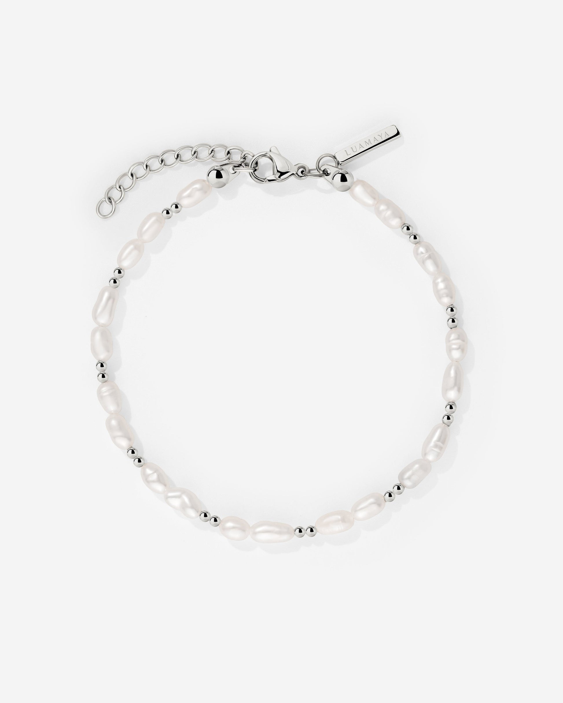 Summertime Pearl Bracelet Silber