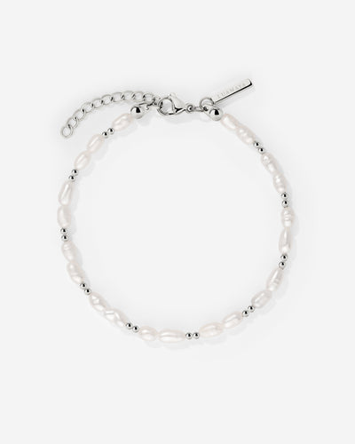 Summertime Pearl Bracelet Silber