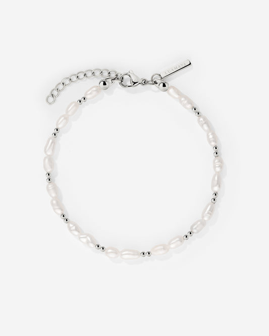 Summertime Pearl Bracelet Silber