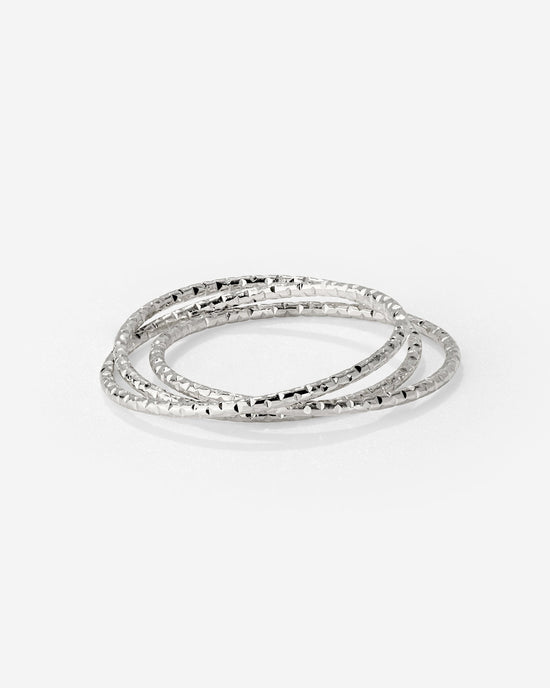 Prism Trio Ring Silber