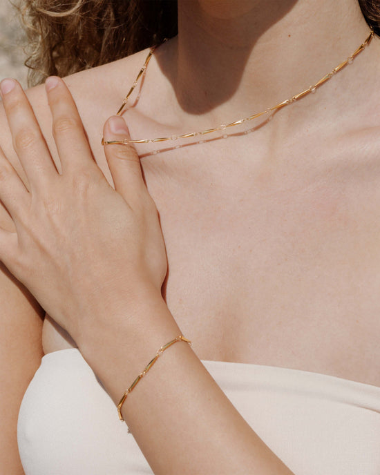 Curved Links Bundle Gold