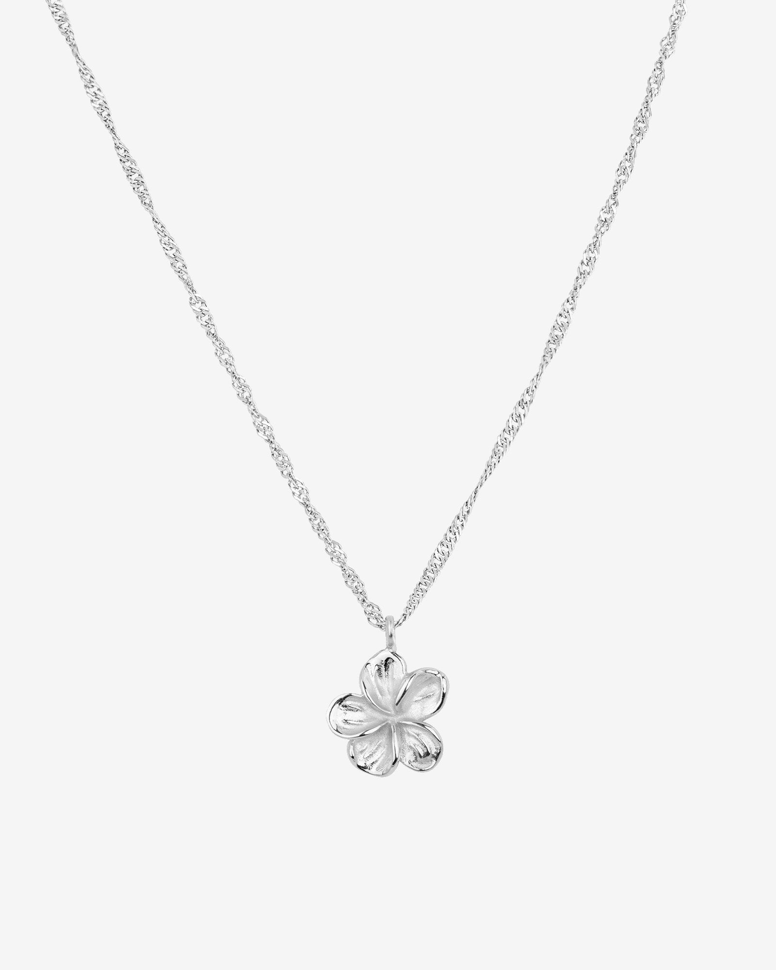 Flora Necklace Silber