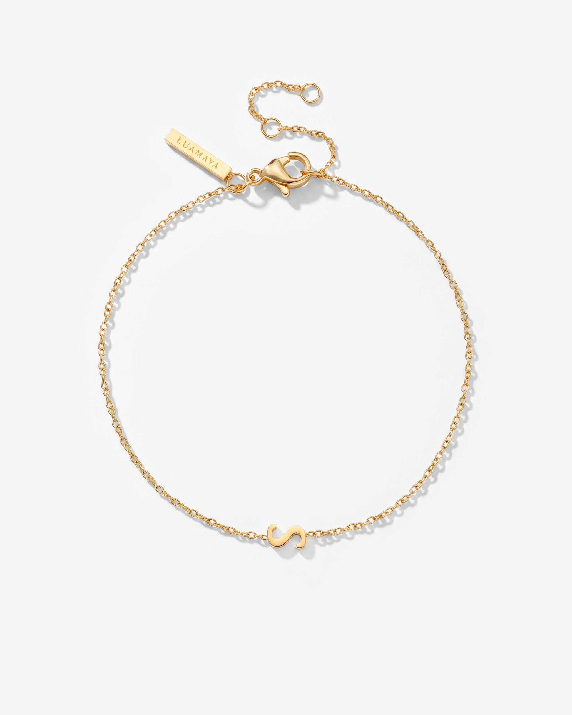 Tiny Letter Bracelet