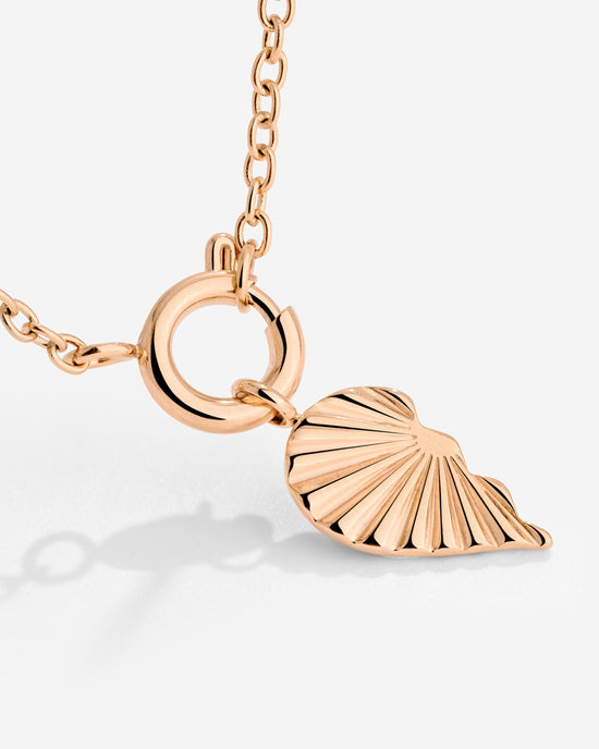 Twin Flame Left Classic Chain Necklace Set Roségold