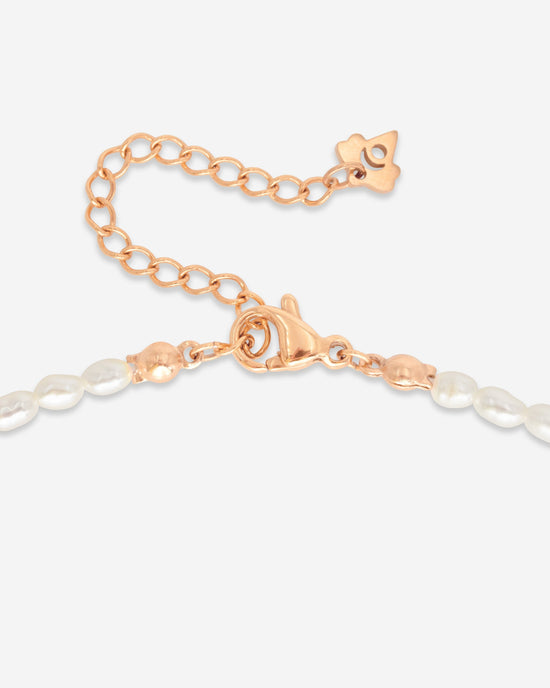 Perlita Choker Roségold