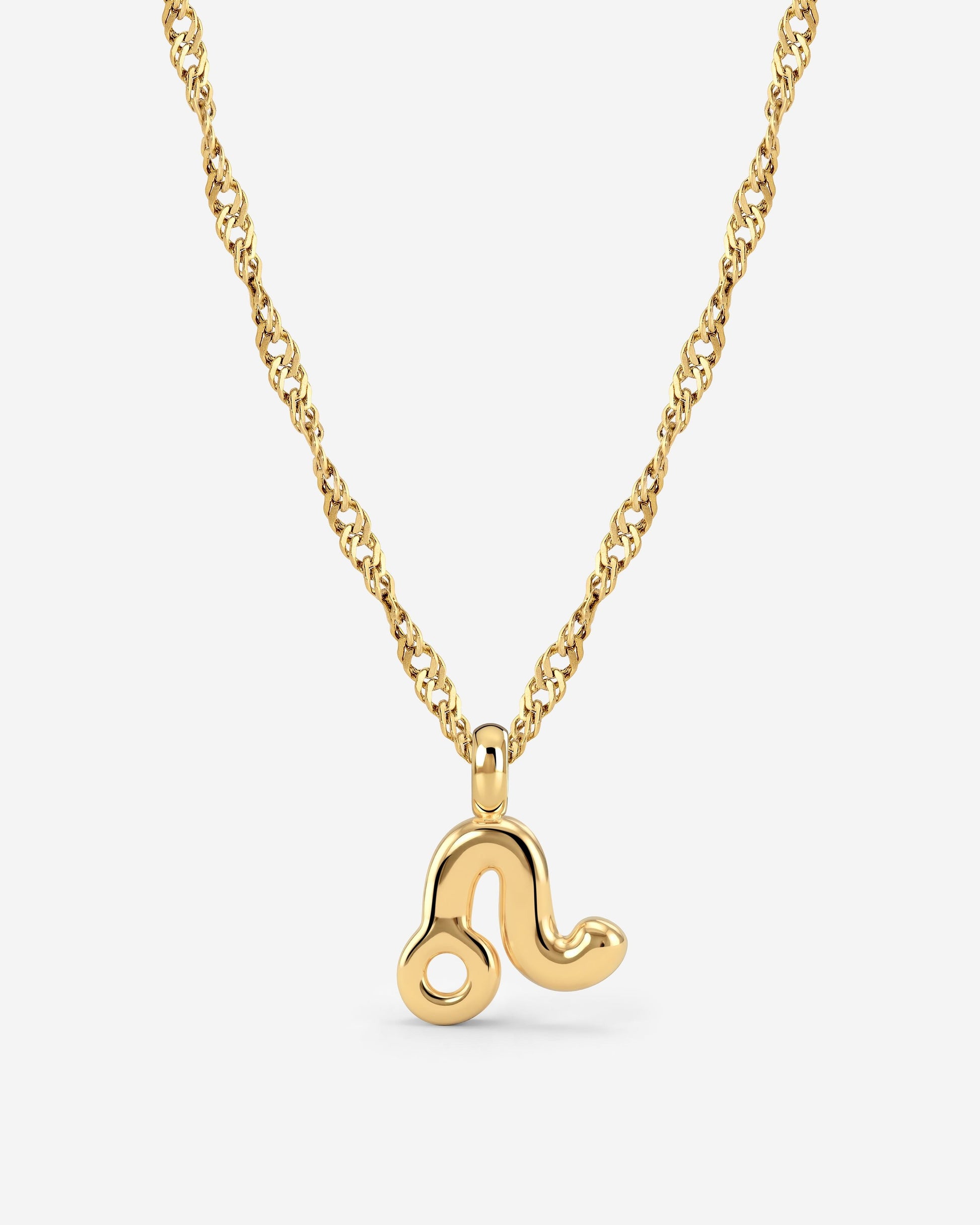 Leo Bubble Necklace Gold