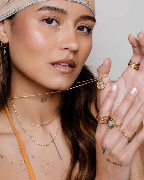 Sun Chaser Necklace Gold