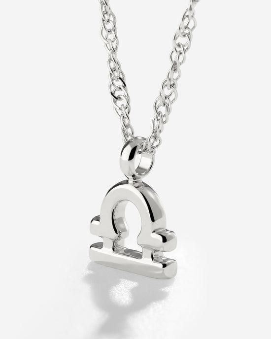 Libra Bubble Necklace Silber