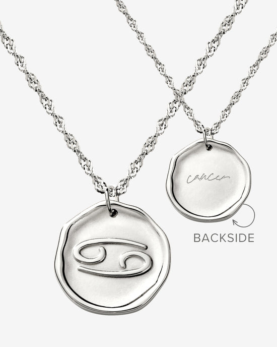 Zodiac Necklace Silber
