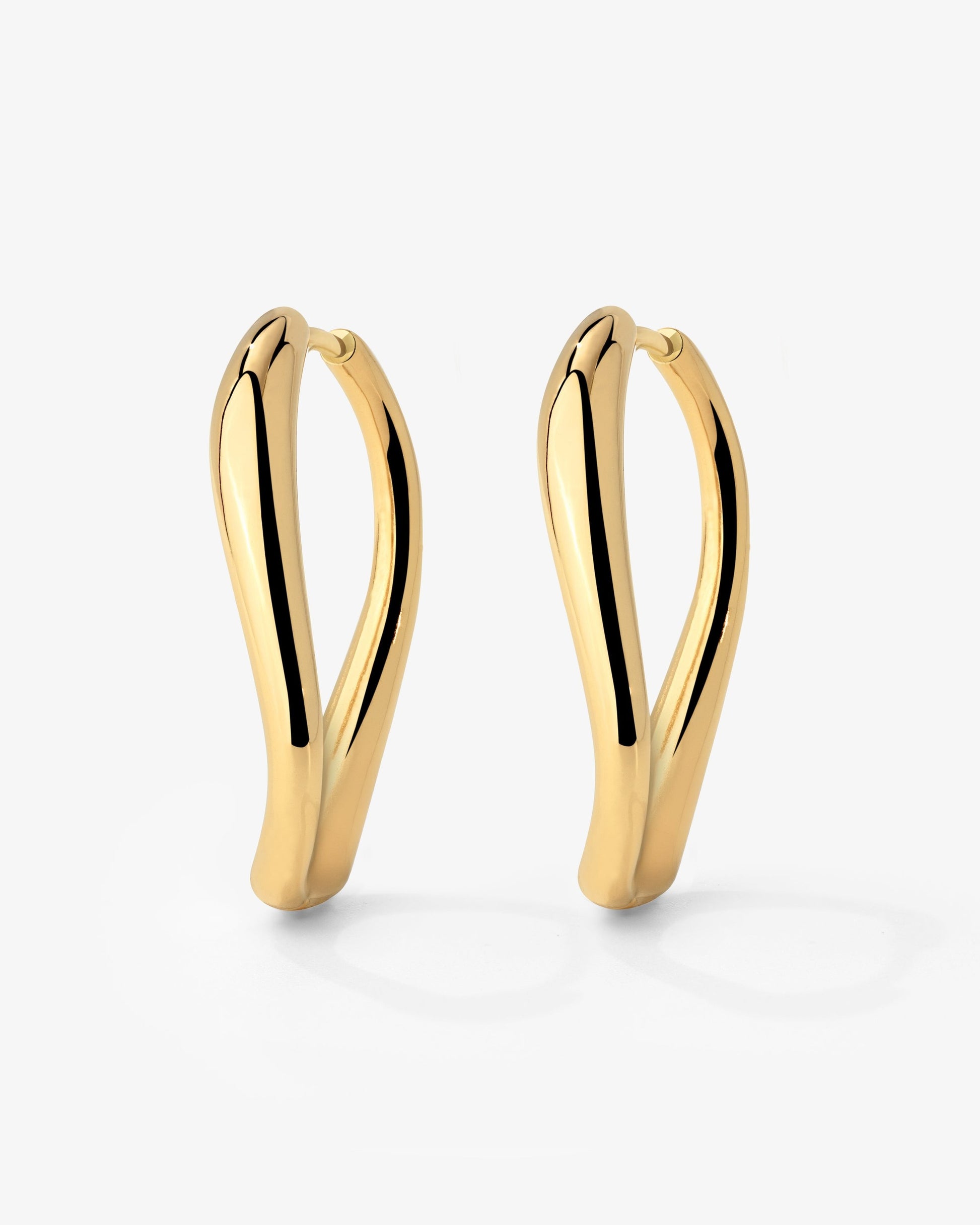 Timeless Oval Hoops Gold