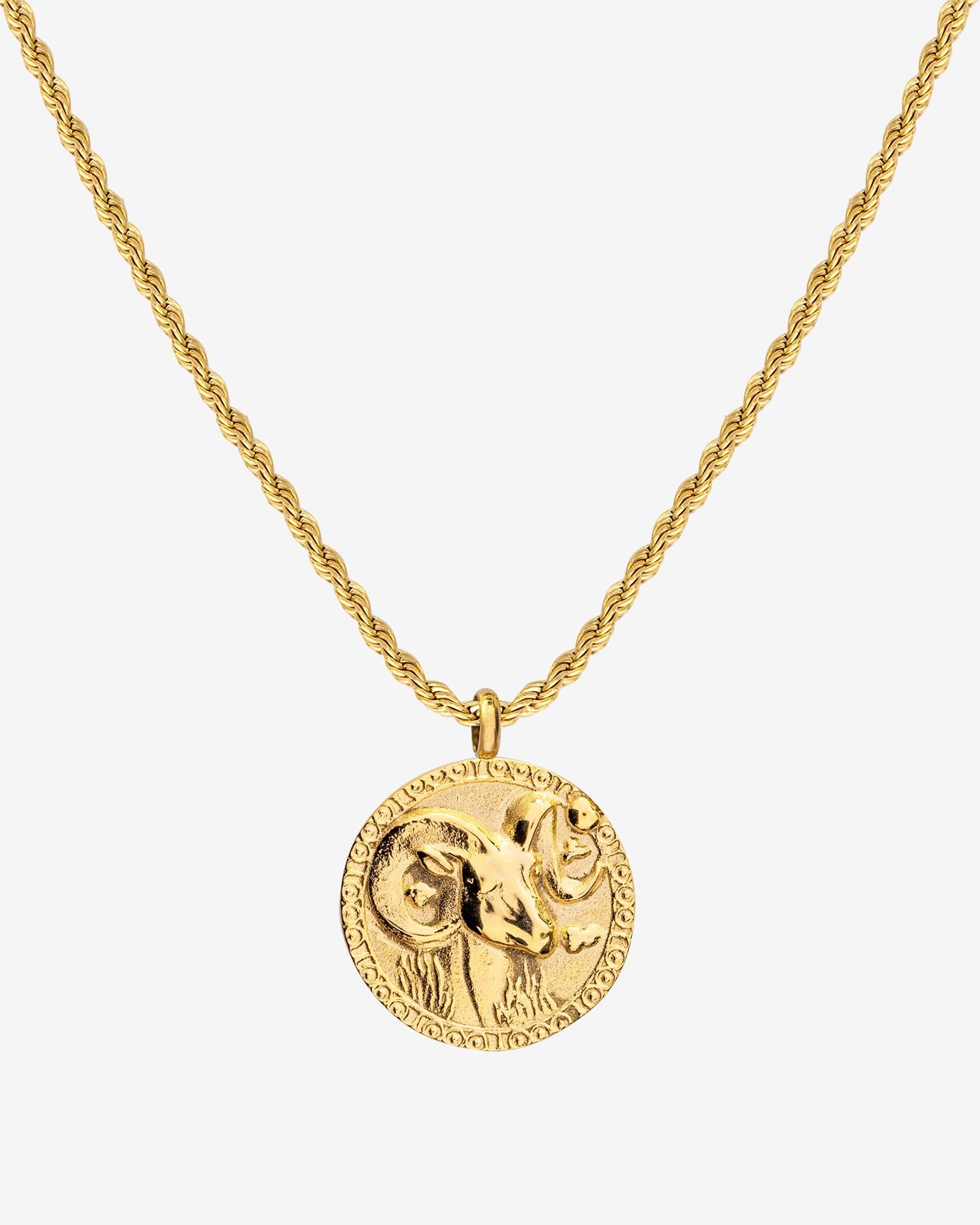 Zodiac Sign Necklace Gold