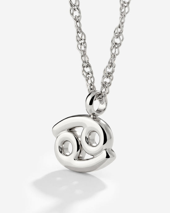 Cancer Bubble Necklace Silber