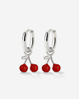 Very Cherry Hoop Set Baby Silber
