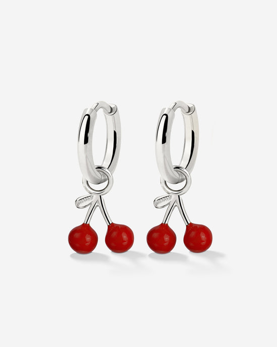 Very Cherry Hoop Set Baby Silber