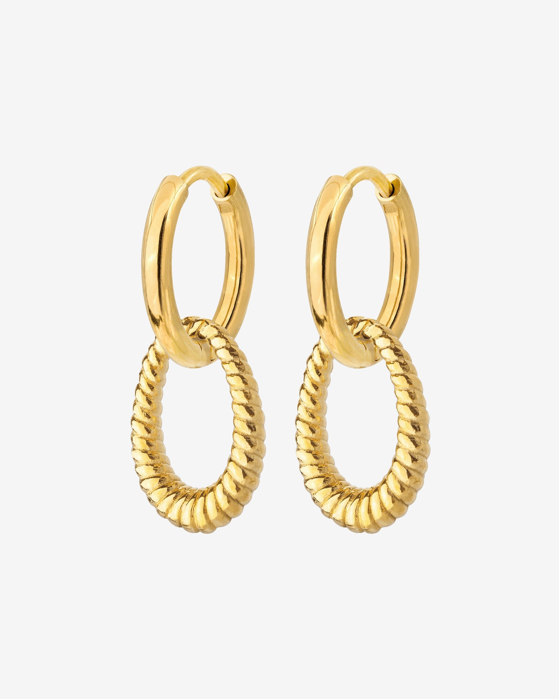 Oldie Goldy Hoop Set Small Gold
