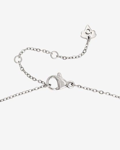 Flowy Heart Necklace Silber