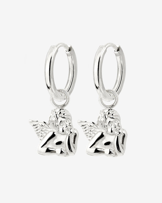 Cherub Hoop Set Small Silber