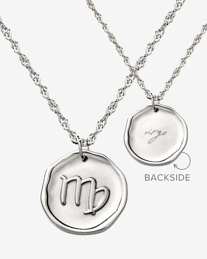 Zodiac Necklace Silber