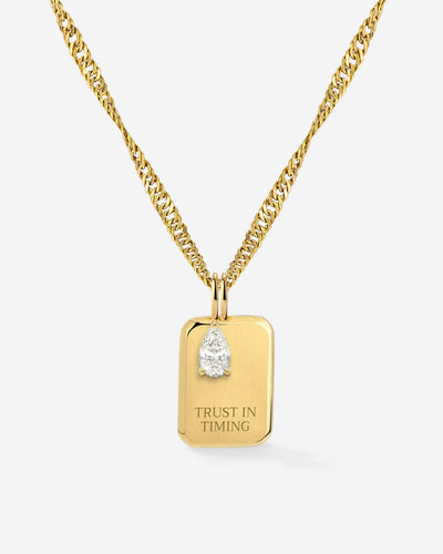 Shiny Trust in Timing Necklace
