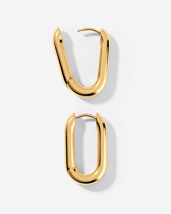 Chunky Oval Hoops Small