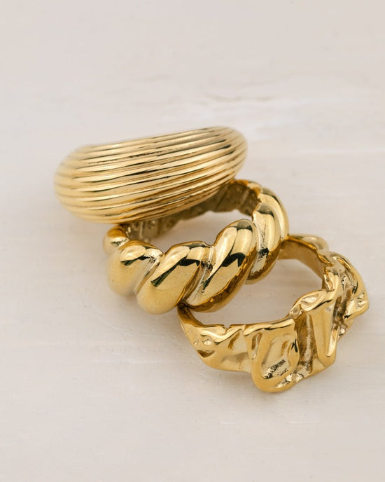 Bold Twist Ring Roségold
