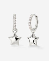 Nova Glimmer Hoop Set Small Silber