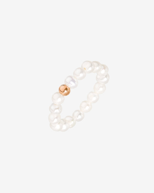 Summertime Pearl Ring Roségold