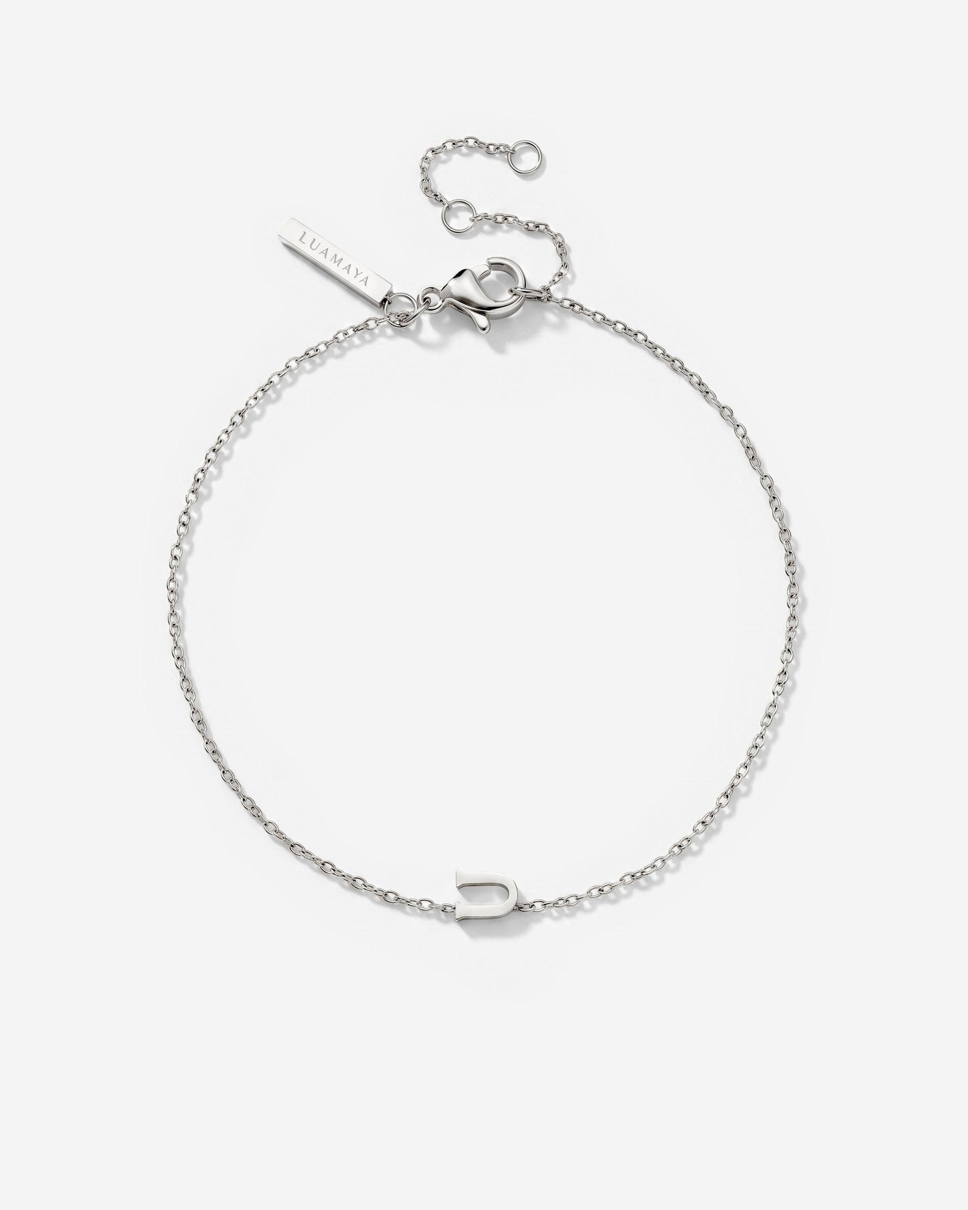 Tiny Letter Bracelet