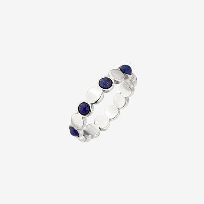 Blue Bay Ring Silber