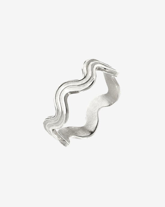 Wave after Wave Ring Silber