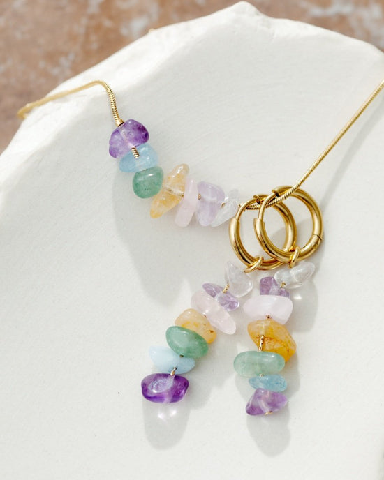 Luminous Lisy Hoop Set Small Gold