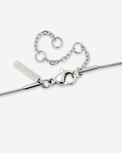 Luminous Pearl Choker Silber