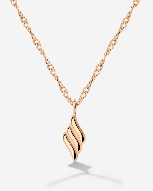 Lustrous Pendant Necklace Roségold