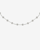 Blooming Choker Silber