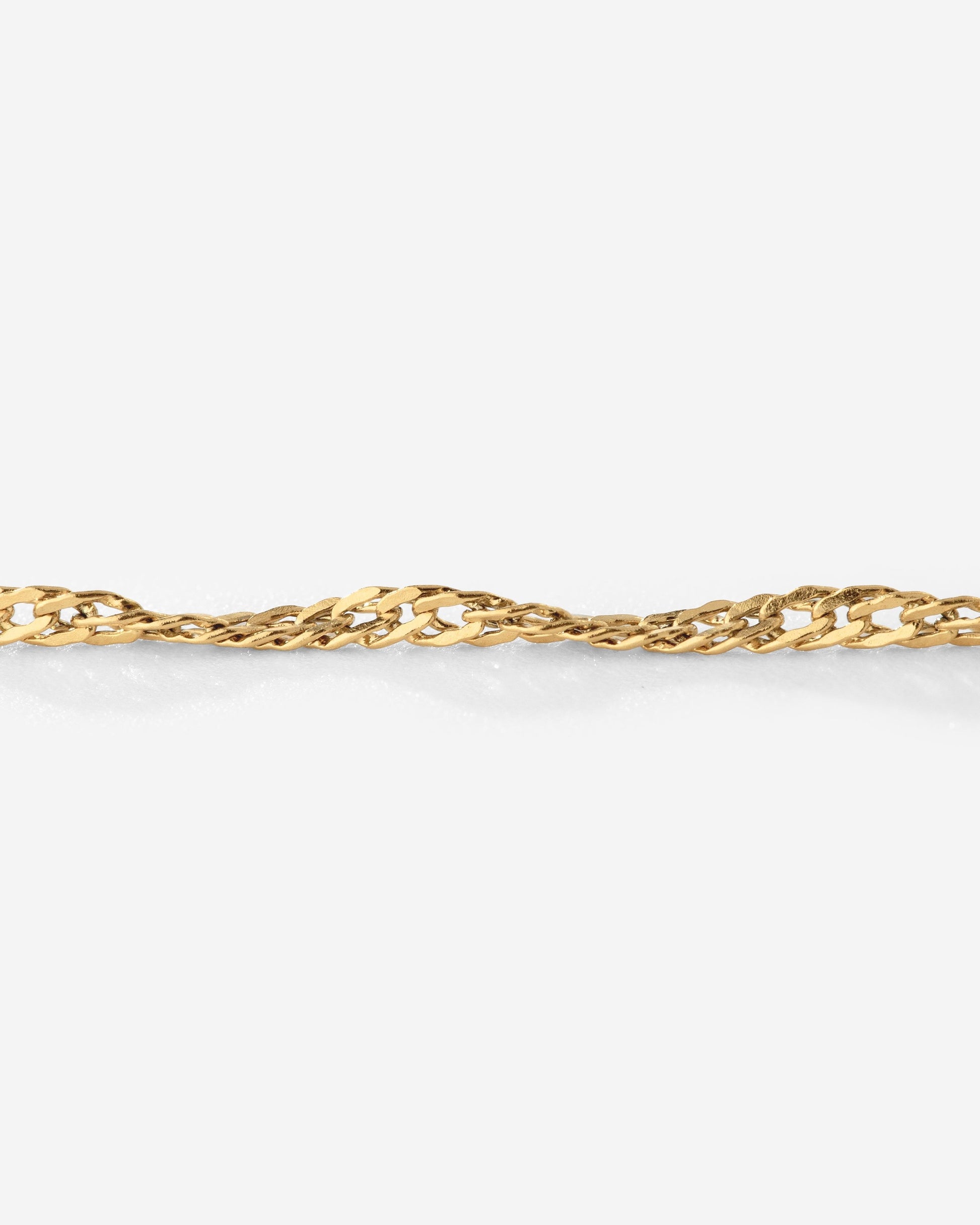 Singapore Chain Charm Bracelet Set
