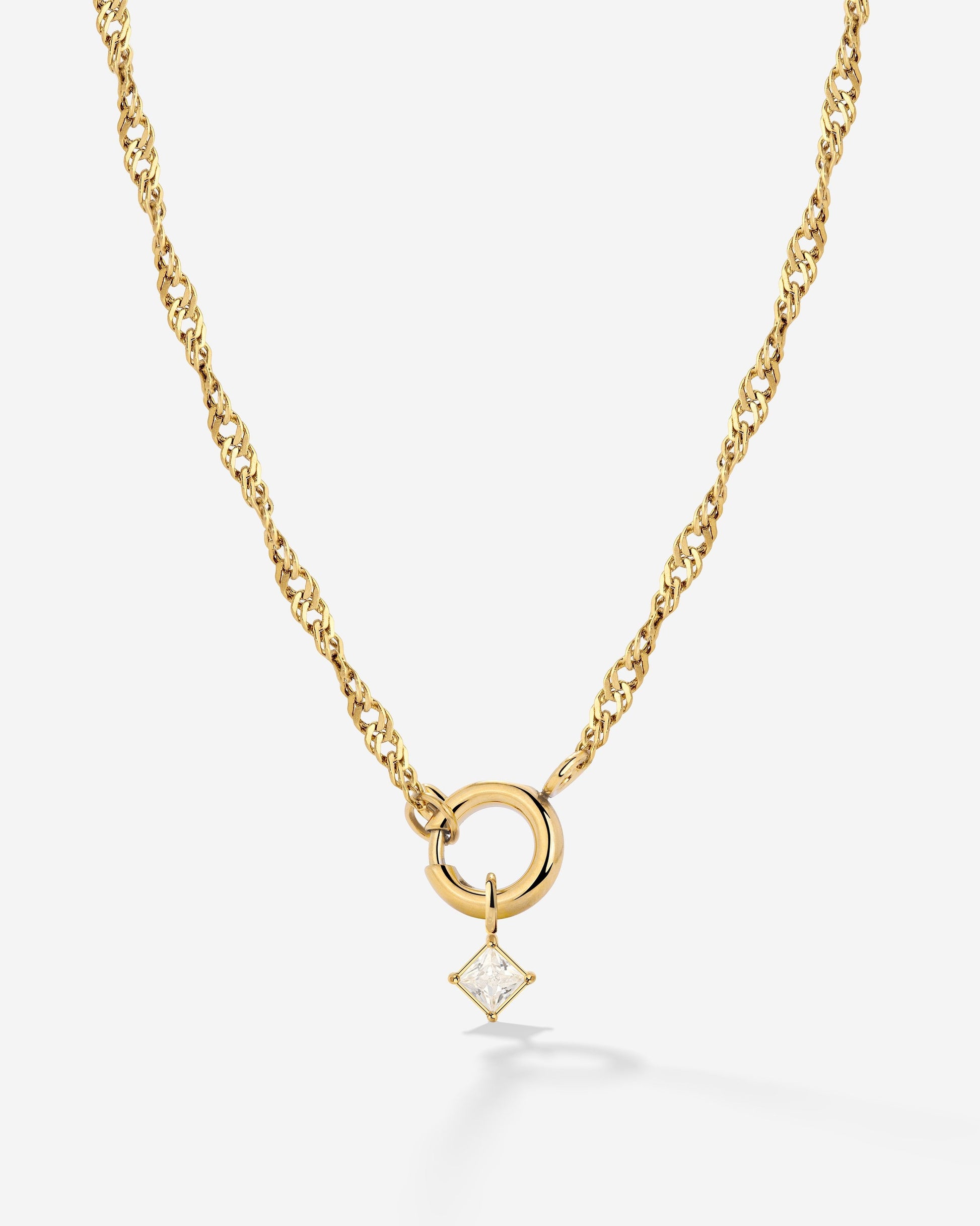North Star Singapore Chain Necklace Set Gold