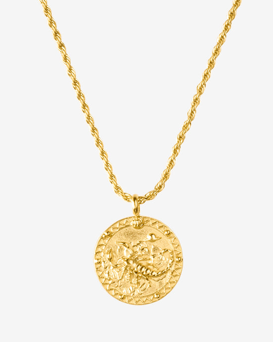 Zodiac Sign Necklace Gold