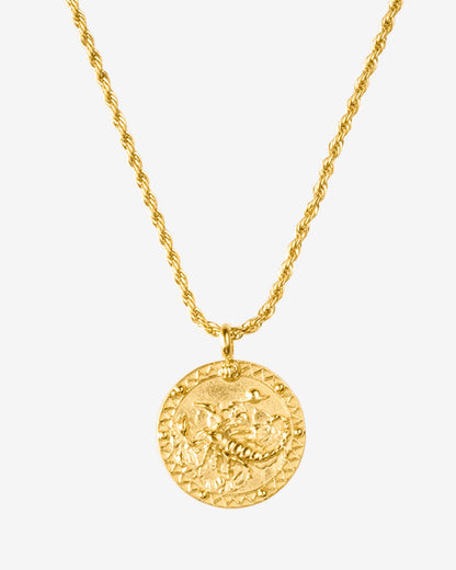 Zodiac Sign Necklace Gold