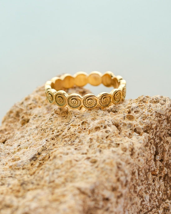 Swirl'n Ring Silber