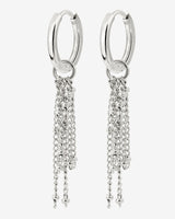 Chain Overload Hoop Set Small Silver