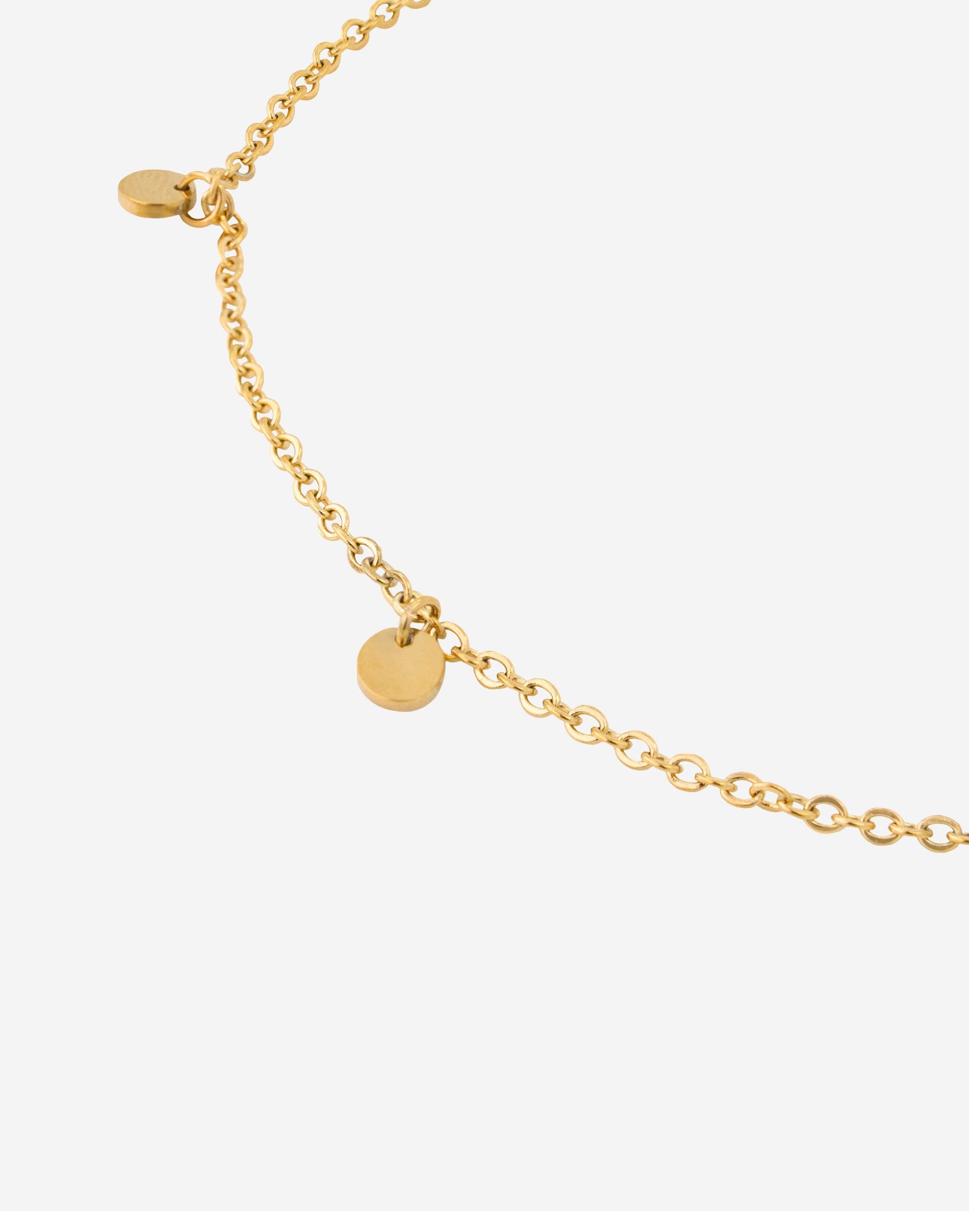 Tiny Coin Anklet Gold