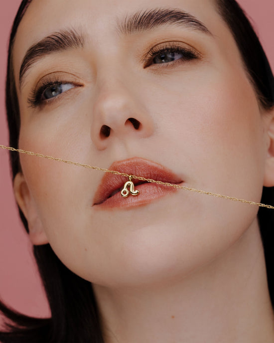 Leo Bubble Necklace Gold