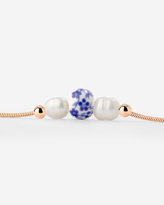 Painted Blue Bracelet