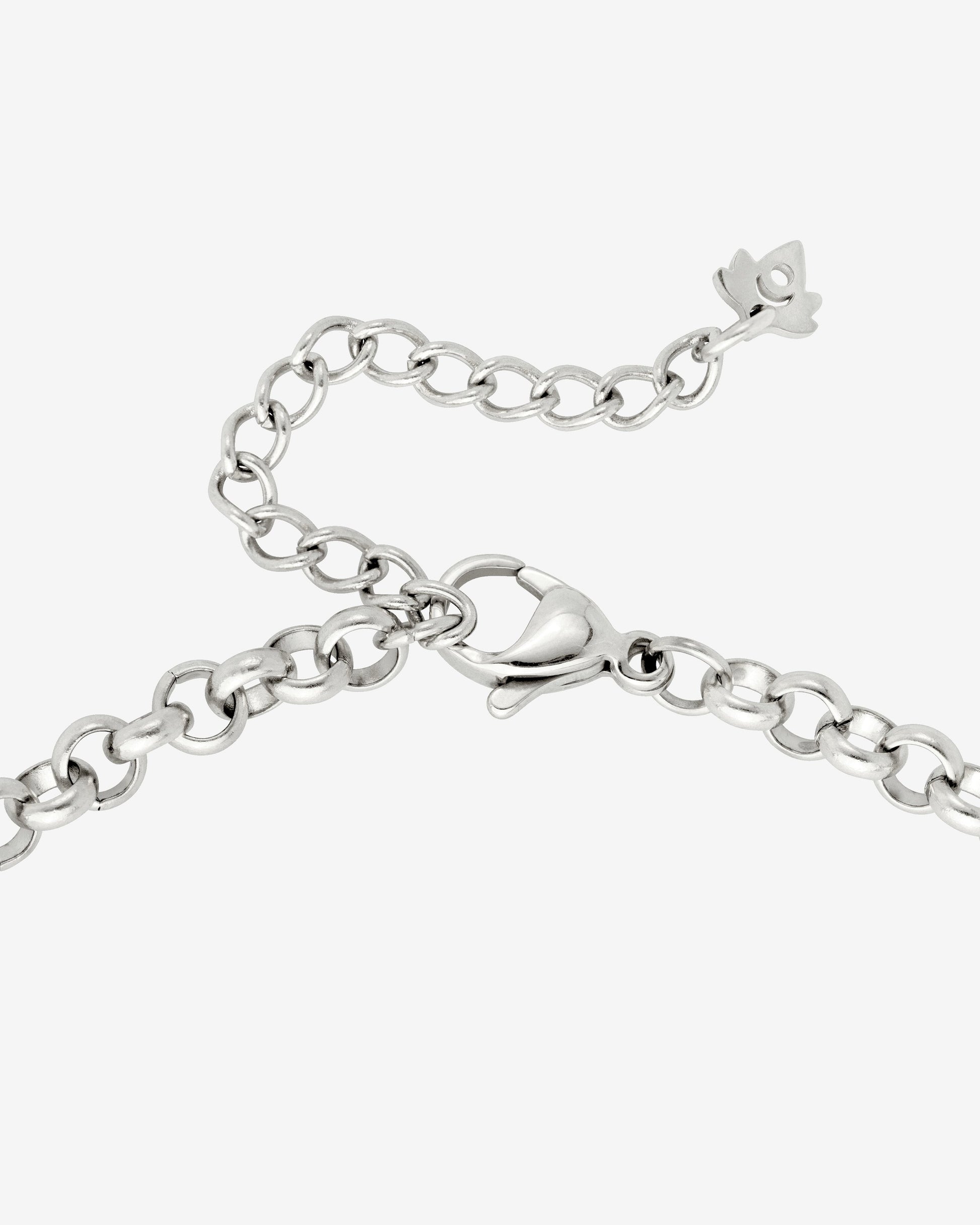 Twisted Donut Necklace Silber